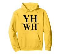YHWH Modern Bold Christian Faith Minimalist Design Pullover Hoodie
