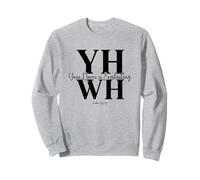 YHWH Modern Bold Christian Faith Minimalist Design Sweatshirt