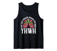 YHWH Our Very Breath Speaks His Name Yahweh Hebrew Jewish Tank Top