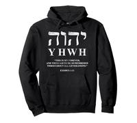 YHWH This Is My Forever Yahweh Hebrew God Jewish Grunge Pullover Hoodie