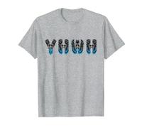 YHWH Yahweh Christian Inspirational Bible Inspired T-Shirt, Men, Heather Grey, XX-Large