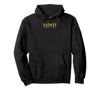 YHWH Yahweh Gold Christian Biblical Name of God Design Pullover Hoodie