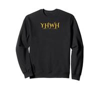 YHWH Yahweh Gold Christian Biblical Name of God Design Sweatshirt