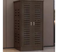 YHWKGZ WiFi Router Hidden Box Storage Cabinet, Floor Standing Router Storage Box Hider Modem, Invisible Storage Multi-Layer Shelves for Home and Office(Walnut,100x50cm/39.3x19.7in)