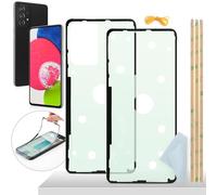 YHX-OU 6.5 Inch Battery Cover Waterproof Film Adhesive Film for Samsung Galaxy A52 5G A52 4G Samsung Galaxy A52s 5G Battery Cover Seal Adhesive + crowbar + Rubber Band + Screen Cleaning Cloth