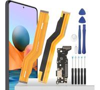 YHX-OU 6.67'' Charging Socket for Xiaomi Redmi Note 10 Pro M2101K6G M2101K6R Dock Connector Port Charger Charging Port Microphone Audio Jack Flex Cable + Charging Socket Replacement Flexible Cable