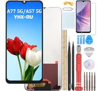 YHX-OU 6.67 Inch TFT Display Black for Oppo A57 5G A77 5G CPH2339 LCD Display Touch Screen Digitizer Assembly Glass with Tool + 1 x Screen Protector