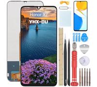 YHX-OU 6.74 Inch Black Display for Honor X7 CMA-LX2 CMA-LX1 CMA-LX3 LCD Display Touch Screen Replacement Screen Glass Assembly with Tools
