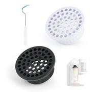 YHX-OU Pasta Ice Cream Attachment for Ninja Creami Swirl Soft Ice Cream | Pressure-resistant, porous soft ice cream spaghetti ice press accessories, dishwasher safe (2 pieces)