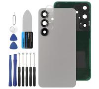 YHX-US Battery Back Cover Replacement for Samsung Galaxy S25 6.2" Rear Cover Housing Door with Rear Camera Protective Film + Repair Tool Kits (Color: Silver Shadow)