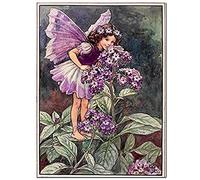 YHX926 Cross Stitch Kits for Beginners Adults,Flower Girl Fairy,11CT Stamped 3 Strands,Easy Embroidery Cross-Stitch Needlework Home Decoration,16x20 inch