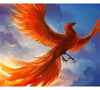 YHX926 Diamond Painting Kits for Adults Full Drill,Firebird,DIY 5D Diamond Art Kit Cross Stitch Crafts Art for Home Wall Decor Living Room Embroidery Gifts 15.7 × 11.8 Inchs