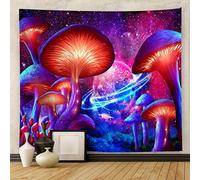 YHXBD Mushroom Tapestry Wall Hanging, Fantasy Colorful Mushrooms Forest Wall Tapestry For Bedroom Living Room Dorm Decor,A-03,180x230cm