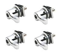 YHXCUIER Saddlebag Locks Fastener Bolt Saddlebag Mounting Hardware Theft Deterrent System Lock for Harley Davidson Touring Street Glide Electra Glide Road Glide Softail 1992-2023 (Chrome)