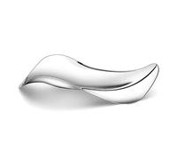 YHxFlux Decorative Bowl Wave-Shaped Fruit Bowl High-Gloss Design Modern Serving Platter for Snacks Table Decor Kitchen Living Room for Home Decor(Large)