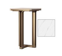 YHxFlux Easy to Move Modern Light Luxury Flower Table Rack, Balcony Entry Rock Plate Stainless Steels Bonsai Several(Large)