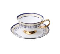 YHxFlux Exquisite High-Grade Set of Household Ceramic English Tea Cup Vintage Bone China European Coffee Cups Easy to Clean