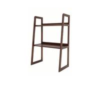 YHxFlux Storage Shelves Bookcase Double Metal Shelves Home Display Shelf Living Room Small Office Printer Stand for Office