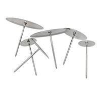 YHXiXi 6PCS Food Grade Stainless Steel Cake Flower Decorating Tool Cupcake Icing Cream Decorating Tool Cake Flower Nail Reusable Stainless Steel Baking Heating Core Cake Flower Needles Lifters