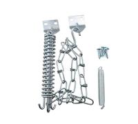 YHXiXi Storm Door Chain Spring Screen Door Chain Storm Door Chain Safety Door Chain and Spring for Stop Front Screen Door Opening Prevent Storm Damage Heavy Duty Storm Door Hardware