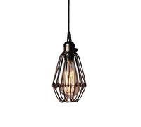 YHYAI Simple Retro Nostalgic Industrial Wind Wrought Iron Chandelier Decoration Hanging Lamps E27 Lighting Hanging Light Farmhouse Light Fixtures Ceiling Farmhouse Chandelier Lighting Device