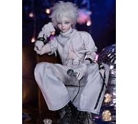 YHYQiFei 1/4 Bjd Doll Male Articulated Anime BJD Doll Resin Handmade Makeup Home Desktop Decor Gift Set (D)