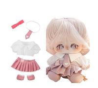 YHYQiFei 20cm Plush Doll Clothes Set 8 inch Cute Cotton Doll Clothing Many Styles Soft Stuffed Plush Dolls Dress Up (Y)