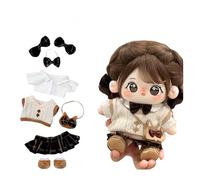 YHYQiFei 20cm Plush Doll Clothes Set 8 inch Cute Cotton Doll Clothing Many Styles Soft Stuffed Plush Dolls Dress Up (ZZ)