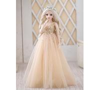 YHYQiFei Bjd Dolls 1/3 Anime Ball Joint Doll 24 inch Handmade Makeup Action Figure Desktop Decor Collection and Gift Giving (B)