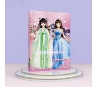 YHYQiFei Magnetic Dress Up Paper Doll Wardrobe Magnetic Dress Up Dolls Sticker Reusable Sticker Magnetic Paper Dolls (D Set)