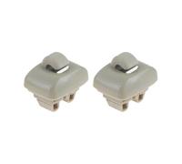 yhyttr 2Pcs Car Front Sun Visor Clips,Fit For TT A6 Allroad Quattro AVANT S6 1998-2005 4B0857562 Hanger Hook Cover Retainer Sunshade Support Clip(Beige)