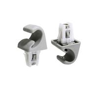 yhyttr 2pcs Car Sun Visor Clip, Fit For Toyota,Corolla Highlander Prius RAV4 Bracket Hanger Holder Bracket Retainer Hook Fastener Sunshade Support Clip