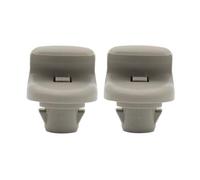 yhyttr 2Pcs Car Sunvisor Sun Visor Clips,Fit For Nissan, Qashqai J10 Dualis Removal Retainer Gray 96409BC402 Hook Holder Bracket Cover Sunshade Support Clip