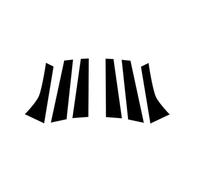 yhyttr 6Pcs Door Window Pillar Posts Cover Trim,Fit For Ford, Mondeo MK4 2008-2013 vehicle door post decoration decal