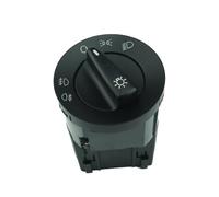 yhyttr Headlight Control Switch Fog Light,Fit For VW, For J-etta, Mk4 Bora Passat B5 Beetle 3B0 941 531 A 3B0941531 Chrome headlamp switch(NO Chrome)