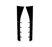 yhyttr Rear Window Side Spoiler,Fit For 3 Series G21 2019-2024 Wagon Touring Style Lip Wing Rear window side spoiler decorative strip(Glossy black)