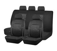 YHZCFWSF Car Seat Cover Sets for Hyundai Ioniq 5 2022-2026 Pu Leather Seat Protector Breathable Comfort Soft Support Adjustable Removable Car Full Accessories,Blackstyle