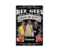 YHZCSCDXY Bee Gees Singer Music Cover Canvas Poster Wall Art Decorative Painting Bedroom Painting Posters 12x18inch(30x45cm) Unframe-style