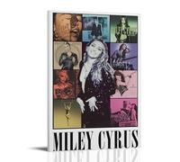 YHZCSCDXY Miley Cyrus Singer Music Cover Canvas Poster Wall Art Decorative Painting Bedroom Painting Posters 08x12inch(20x30cm) Frame-style
