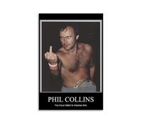YHZCSCDXY Phil Collins Singer Music Cover Canvas Poster Wall Art Decorative Painting Bedroom Painting Posters 16x24inch(40x60cm) Unframe-style