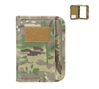 YHZNAGEM Padfolio Ring Binder Weatherproof Notebook Cover Tactical Notebook with Zipper for Folders Business Cards A6 Binder Notebook Folder Portfolio