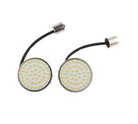 YHZRDMSK Motorbike Turn Lights 2" Style LED Light Turn Signal Lights Inserts Lamp For Sportster XL883 XL1200 For Dyna For Touring For Softail