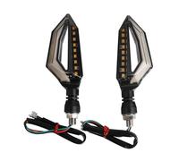 YHZRDMSK Motorbike Turn Lights Motorcycle 12 LED Turn Signal Lights Indicator Blinkers Flashers for XT660R XT660X for XT660XR XT660 for R/X/XR XT 660