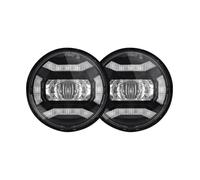 YHZRDMSK Motorbike Turn Lights Pair 4.5“ 1/2 inch Motorcycle .5 Fog light Passing Auxiary Light for FLHR for Road for for King Foglamp Accessories