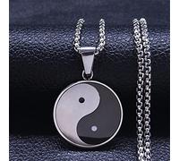 YHZXXNQ Necklace Pendant Minimalism Yin Yang Taichi during Necklace Women Men School Gossip Necklaces Jewelry necklaces man Jewelry birthday gifts for women men