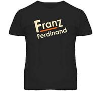 Yi Fang Onlyone Franz Ferdinand T-Shirt Printed Tee Shirt for Men Black M