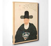Yi Jaegwan Scholar Oriental Canvas Print | Gallery Wrapped 30mm Frame Wall Art | 30x20 inches | Ready to Hang | Modern Picture | Living Room Bedroom Lounge Office
