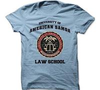 YI JAN Better Call Saul University of American Samoa Law School Printed t-Shirt L
