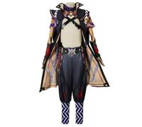 YIAIU Cosplay Costume Anime Klee Hutao Genshin Impact All Characters Cosplay Uniform Set Halloween Party Outfit (Arataki Itto,X-Large)