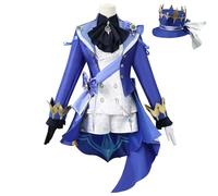 YIAIU Cosplay Costume Anime Klee Hutao Genshin Impact All Characters Cosplay Uniform Set Halloween Party Outfit, Furina, X-Small